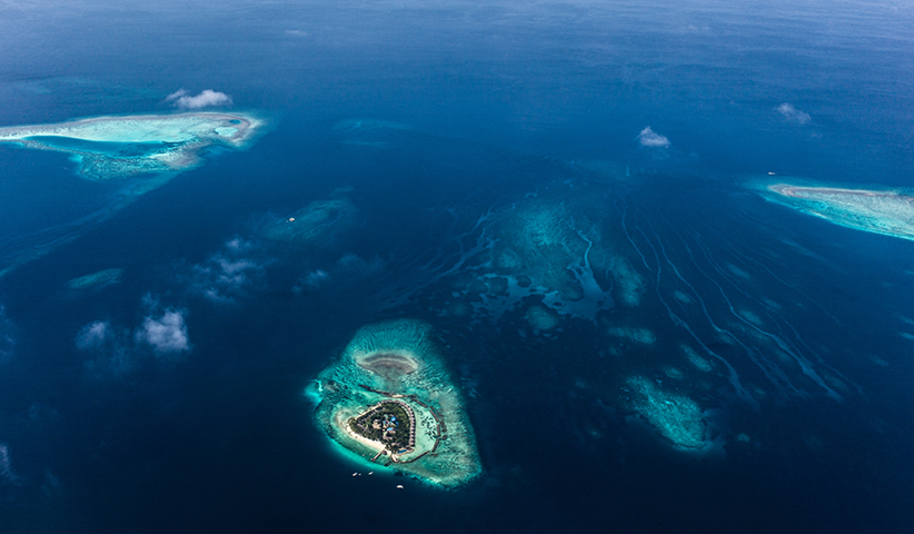 Die Malediven, der kleinste Staat Asiens